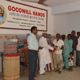 Distribution of welfare needs(new cloths)